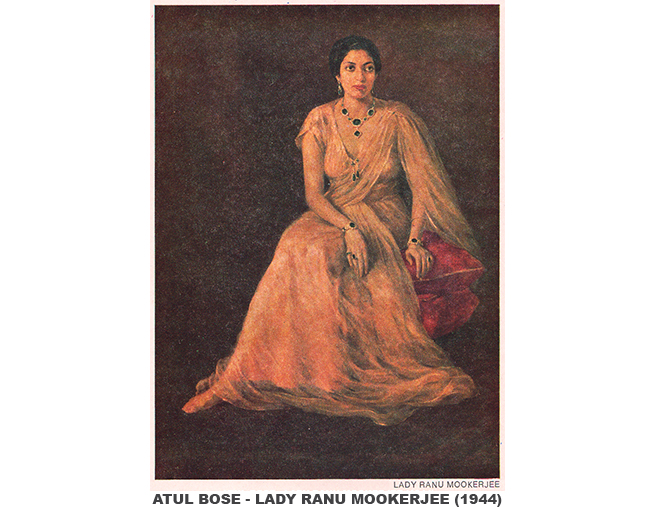Portrait by Atul Bose demonstrating academic realism and masterful portrait painting
