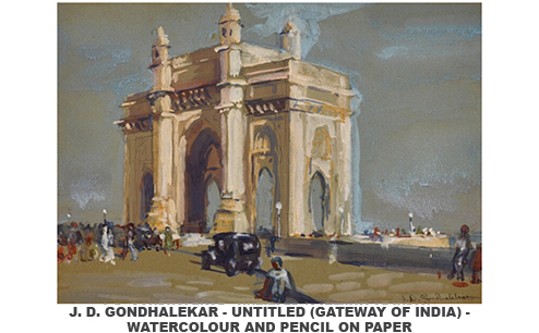 J. D. Gondhalekar artwork blending academic realism with modern artistic expression