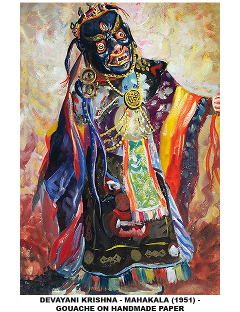 Devayani Krishna exploring painting, printmaking and Indian folk art traditions