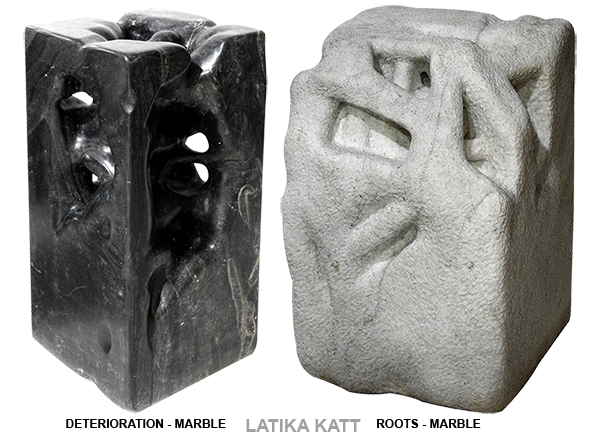 Figurative sculpture by Latika Katt highlighting human expression and social realism