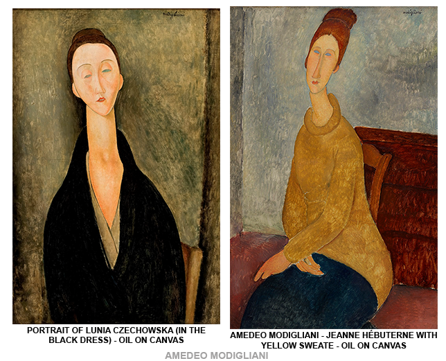 Amedeo Modigliani portrait showcasing the elongated female figure in modern European art